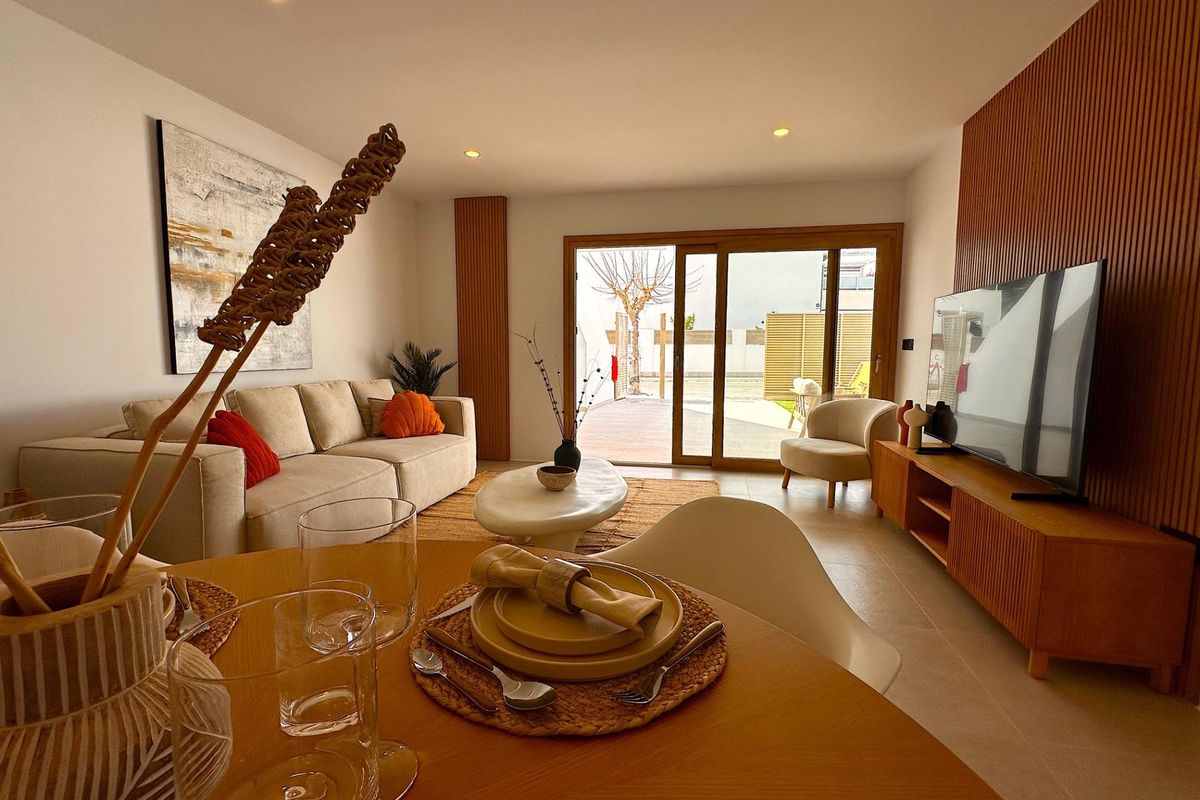 Kleinschalige nieuwbouwwoningen in San Pedro del Pinatar, op slechts 800 m van het strand
