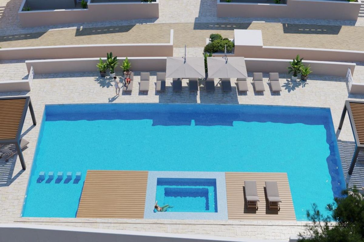 Modern konyha a bungalóban
