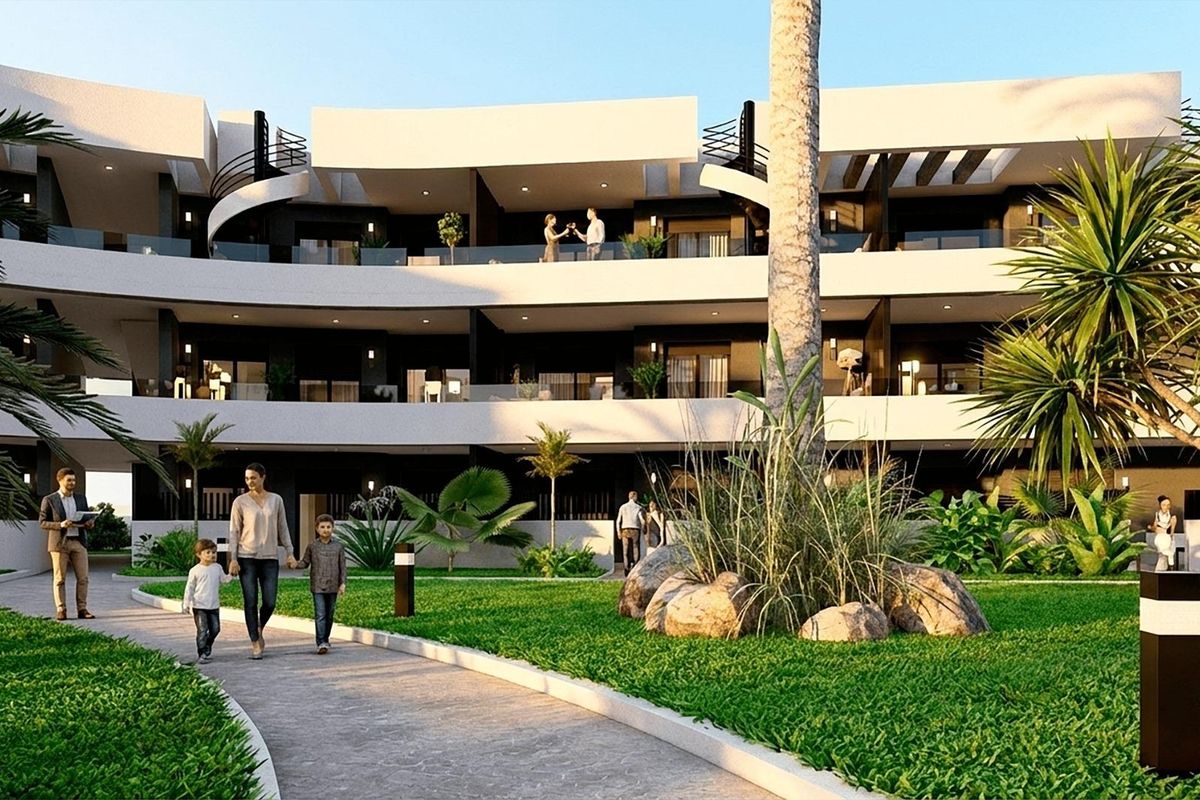 Schlafzimmer mit Blick auf Golfplatz