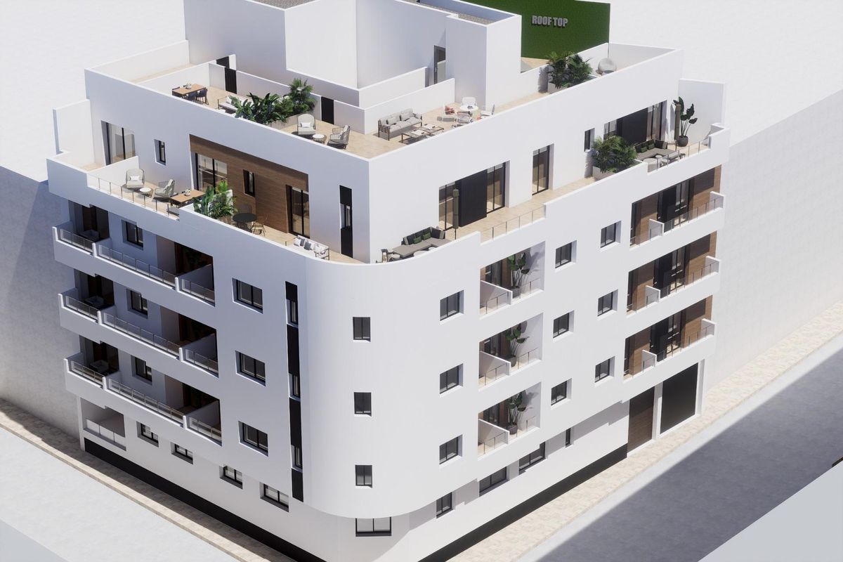 1-Hálószoba Apartman Torrevieja Terasz - Kép 9