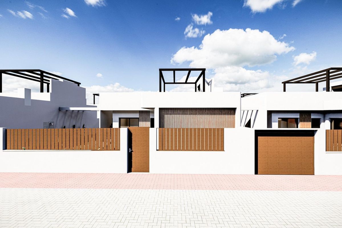 New Build Independent Villas with Private Pool and Solarium in Roldán, Torre-Pacheco