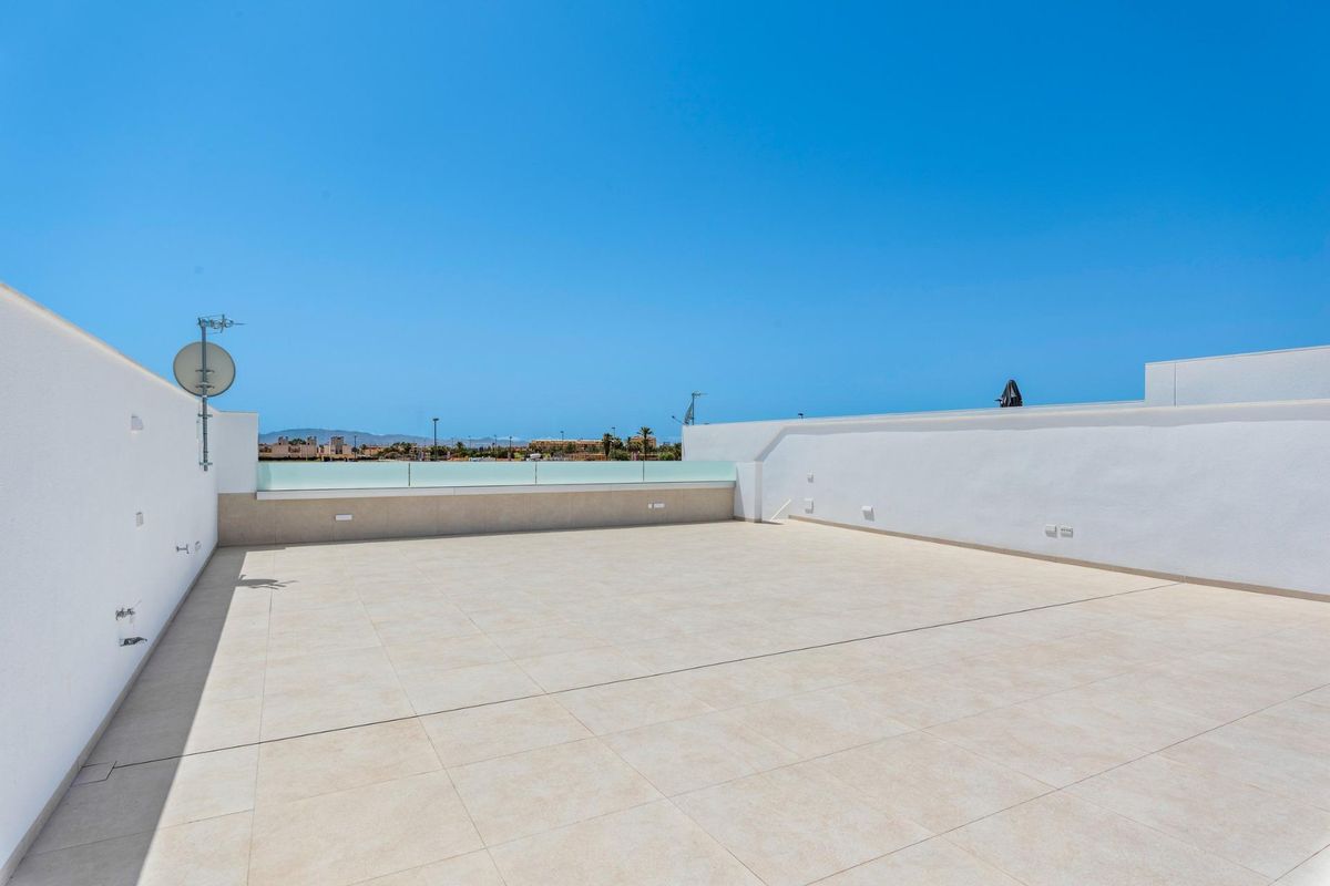 Master bedroom with pool view