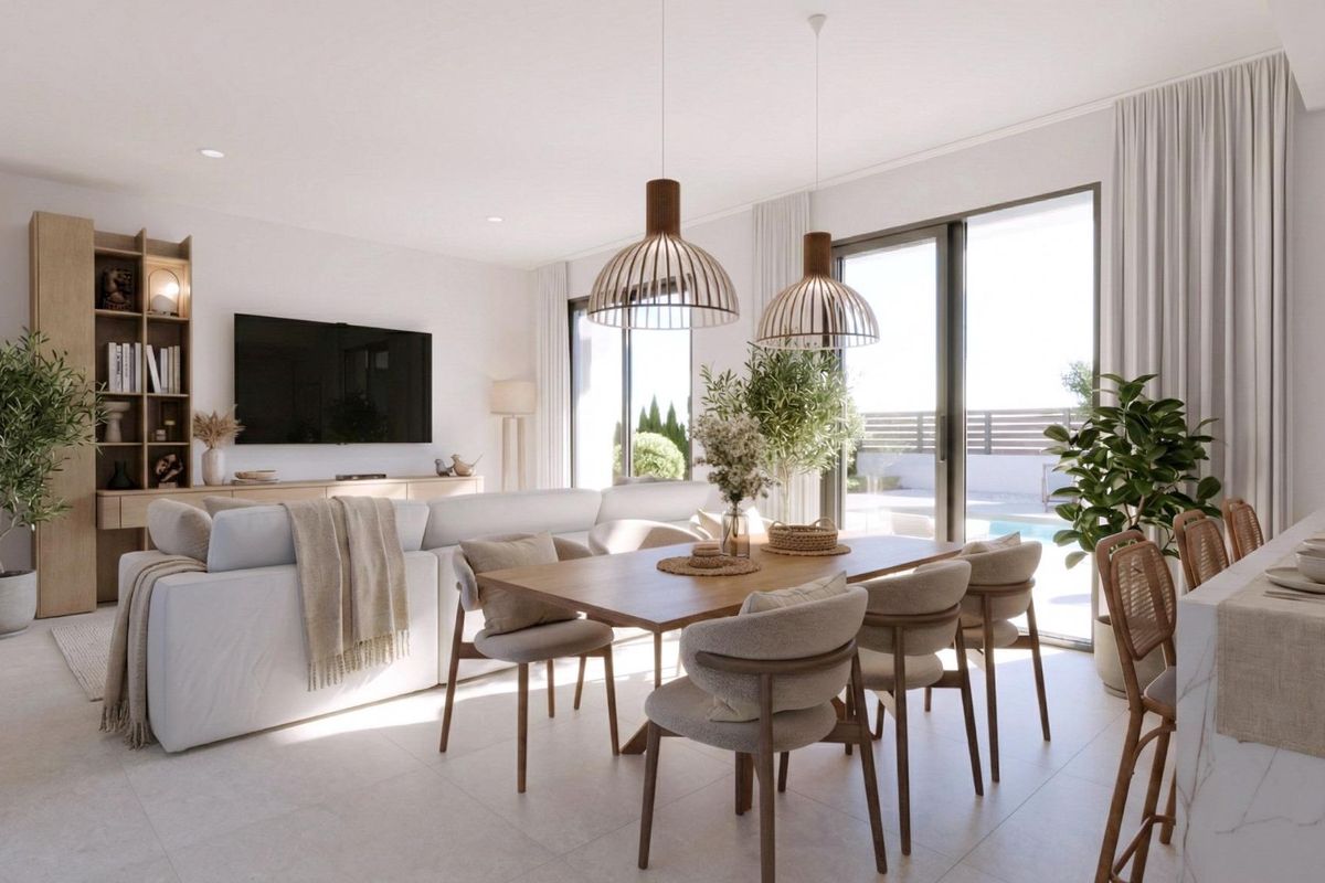 Schlafzimmer der Villa in Fuente Álamo