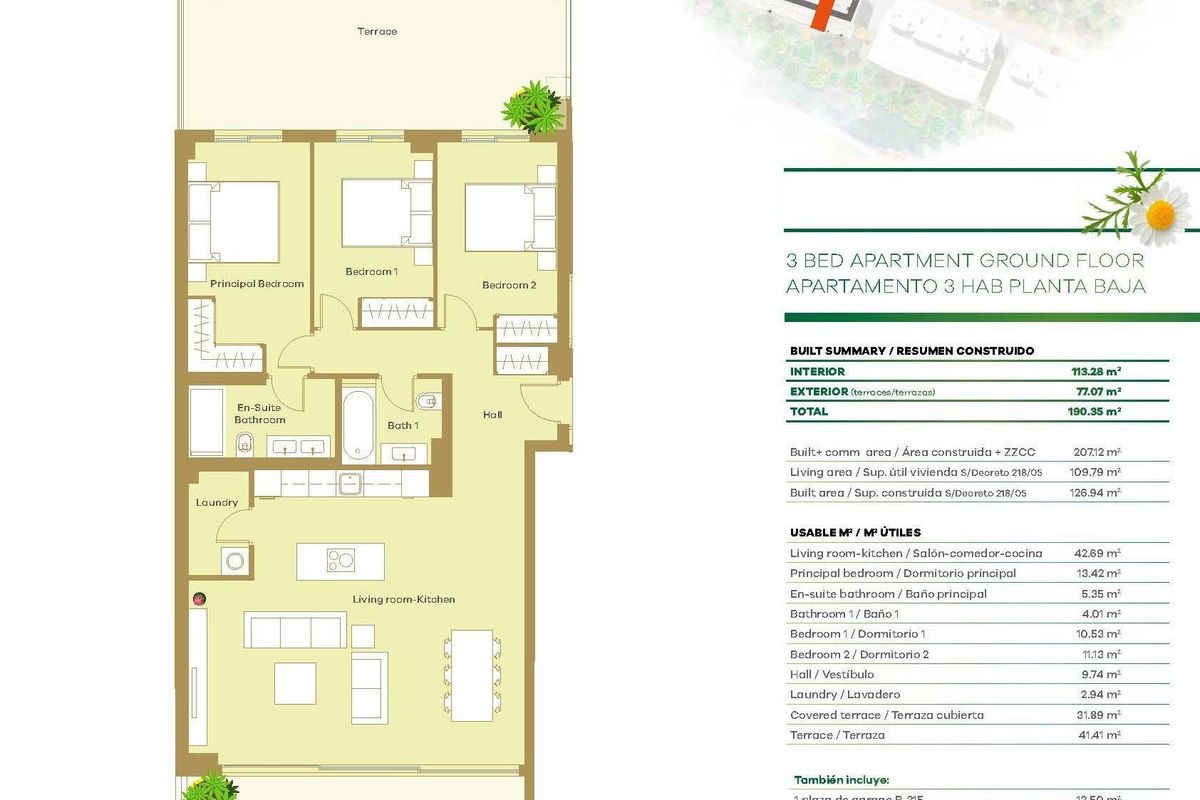 3 Hálószobás Apartman San Roque Terasz - Kép 16