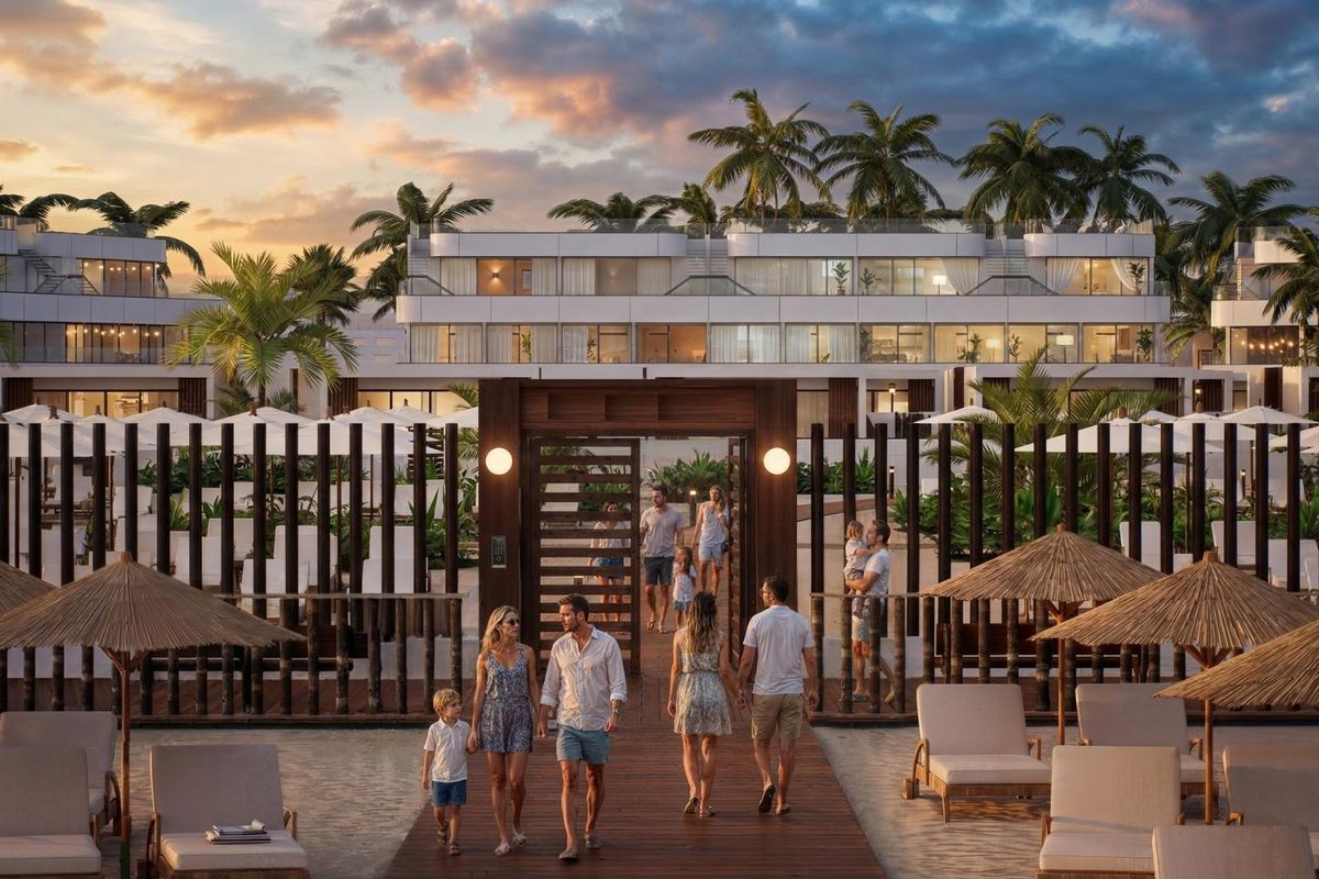 Resort apartment in Vera Playa with communal pool