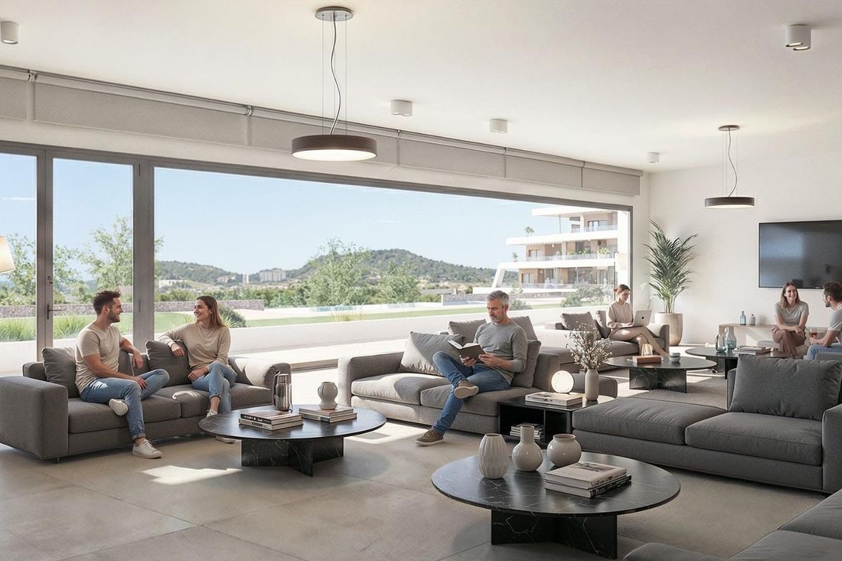 2-Schlafzimmer EG-Wohnung Finestrat Pool - Bild 13