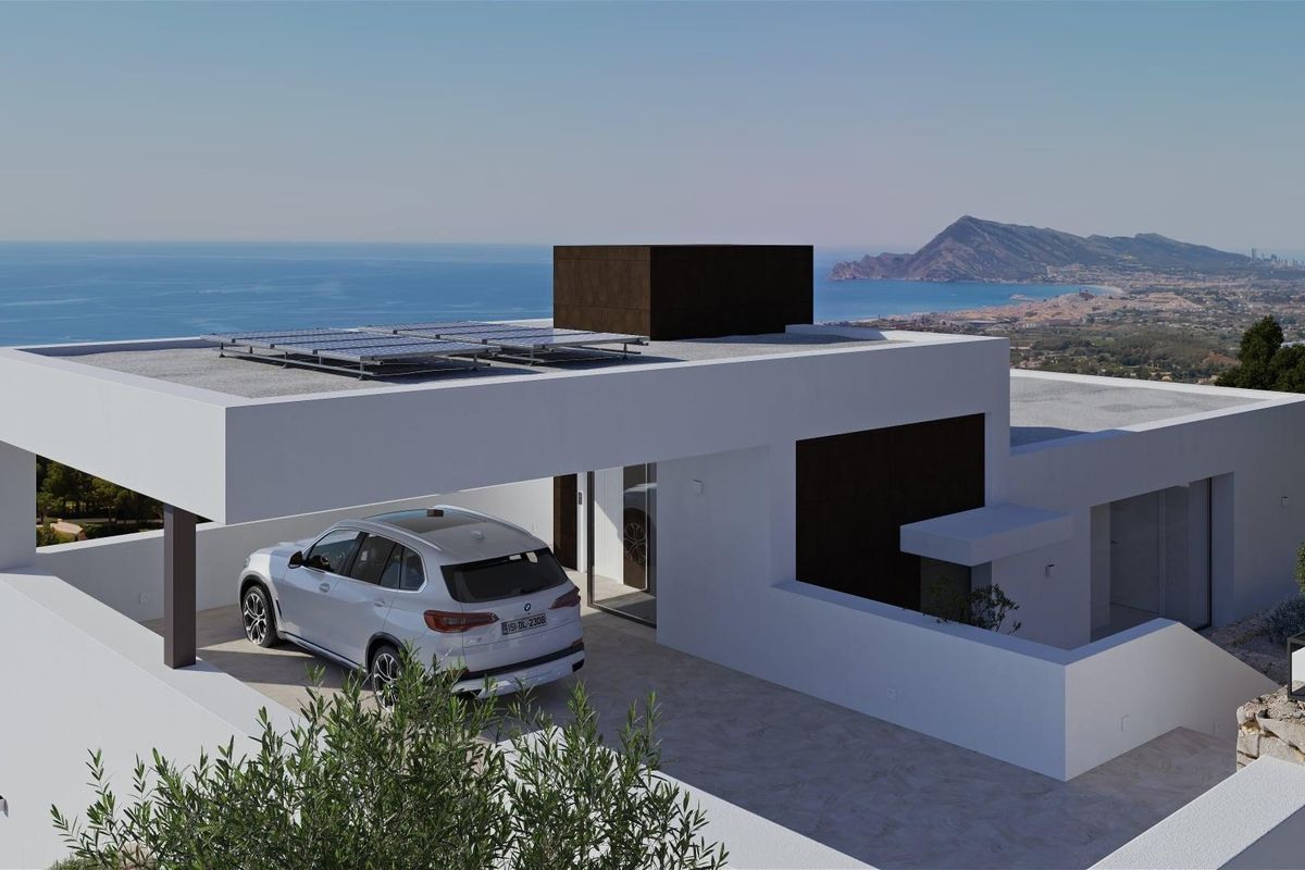 Moderne Villa mit Terrasse in Altea