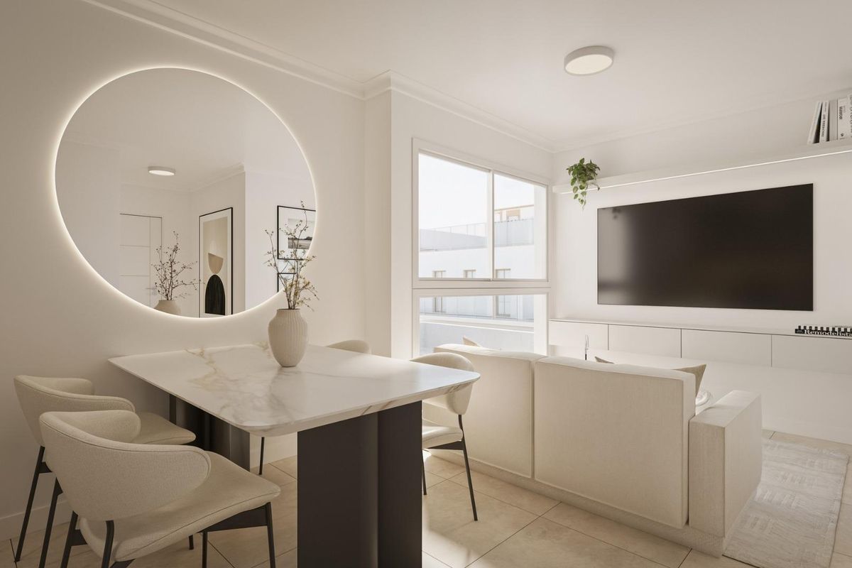 Modern kitchenette in Torrevieja studio