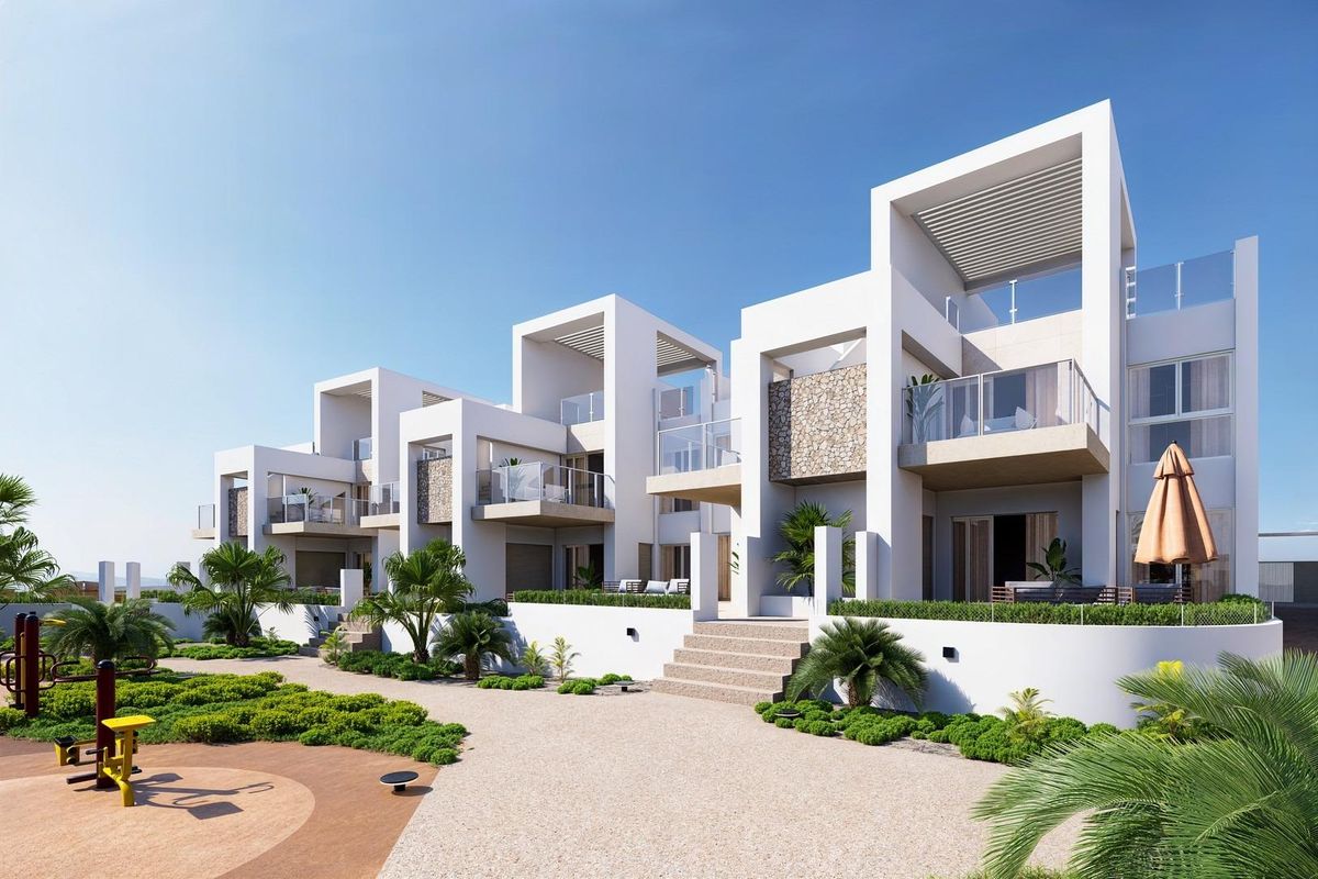 Modern bungalowcomplex met tuinruimte en ontspanningsgebieden in Ciudad Quesada, Costa Blanca Zuid.