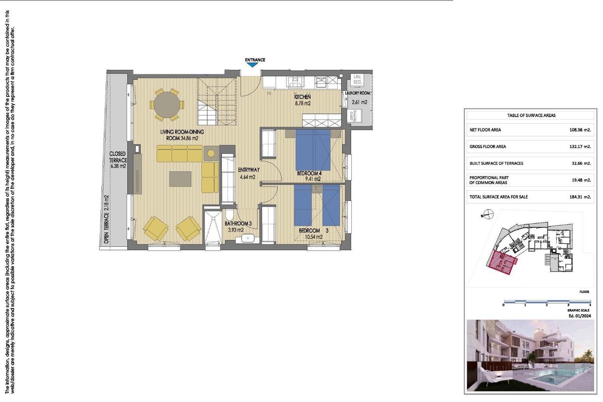4-Bed Penthouse Javea Terrace - Image 14