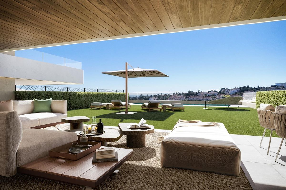 Slaapkamer in luxe appartement Estepona