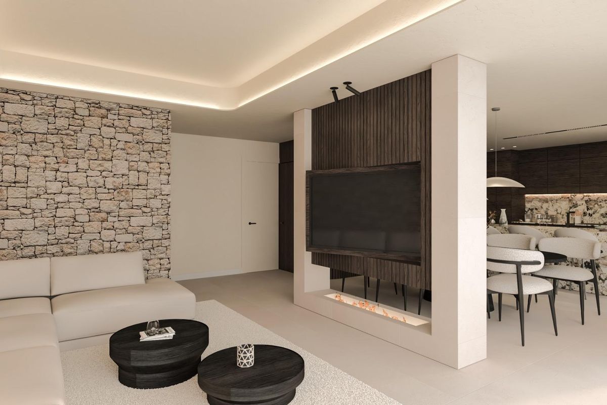 Moderne Küche in der Villa in Cabo de Palos