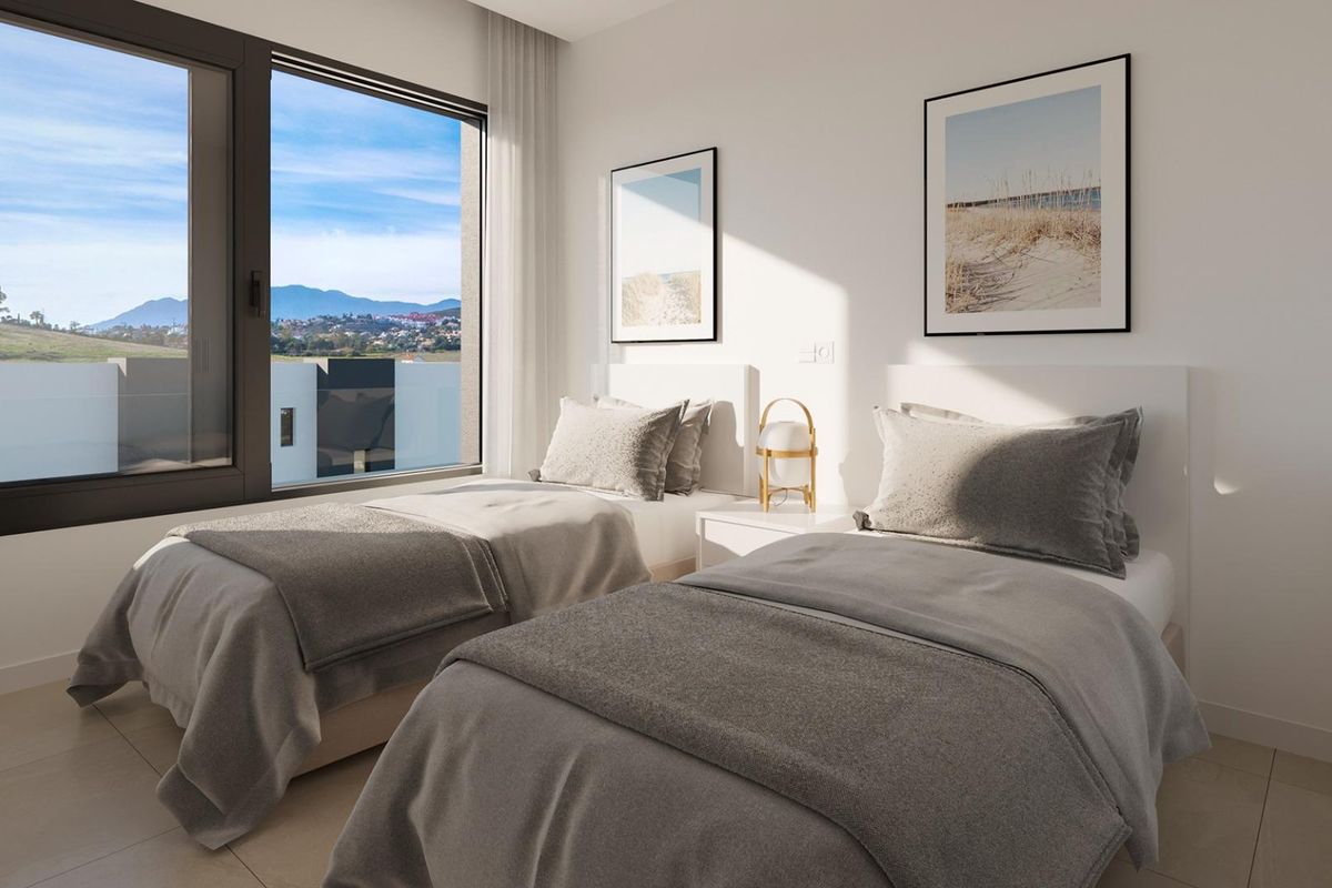 Luchtfoto van villa locatie Estepona