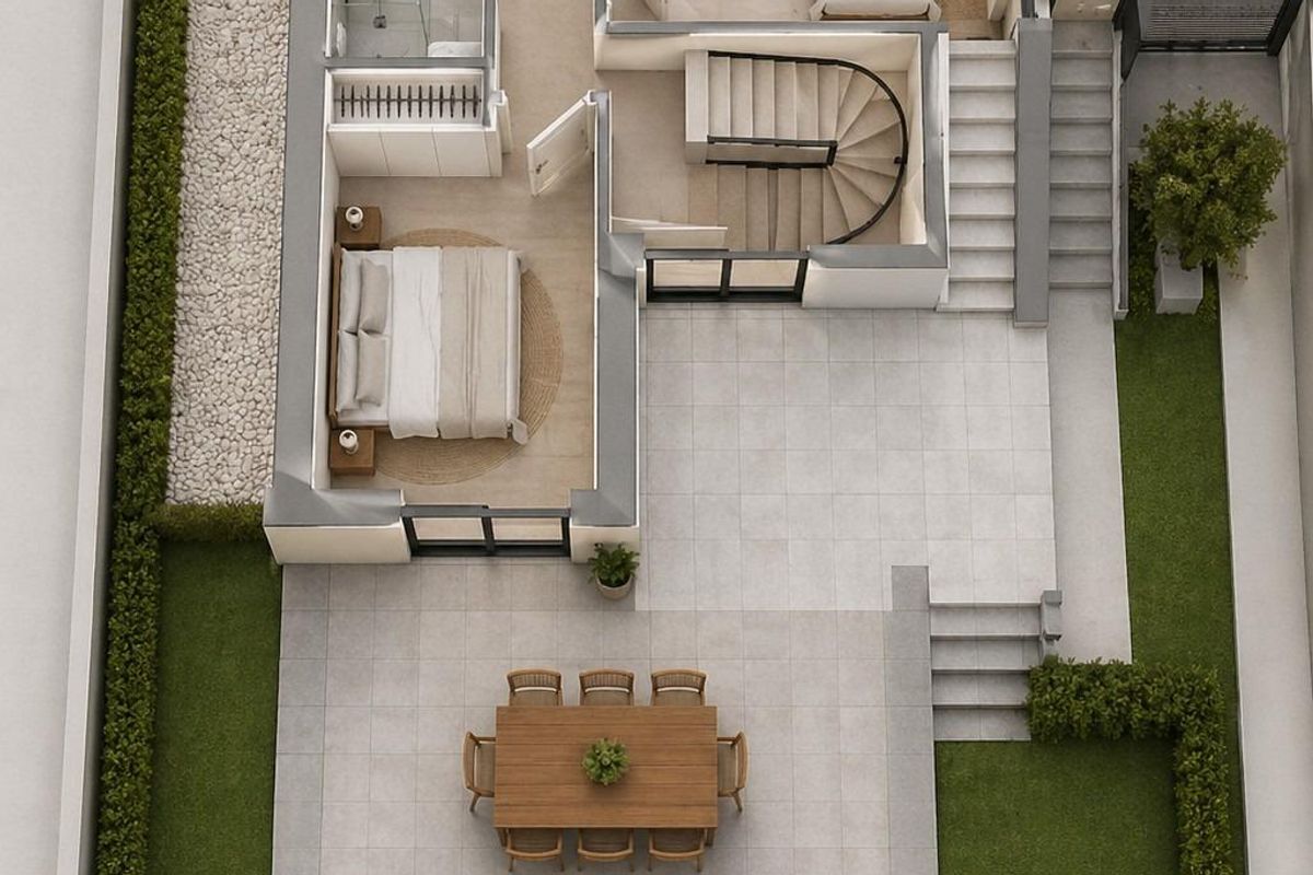 3-Slaapkamer Villa Mazarron Zwembad - Afbeelding 15