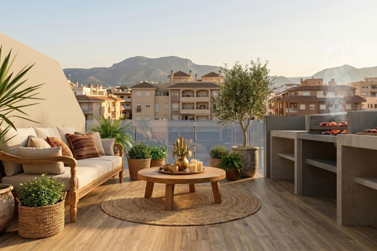 2-Slaapkamer Appartement Guardamar Terras - Afbeelding 7