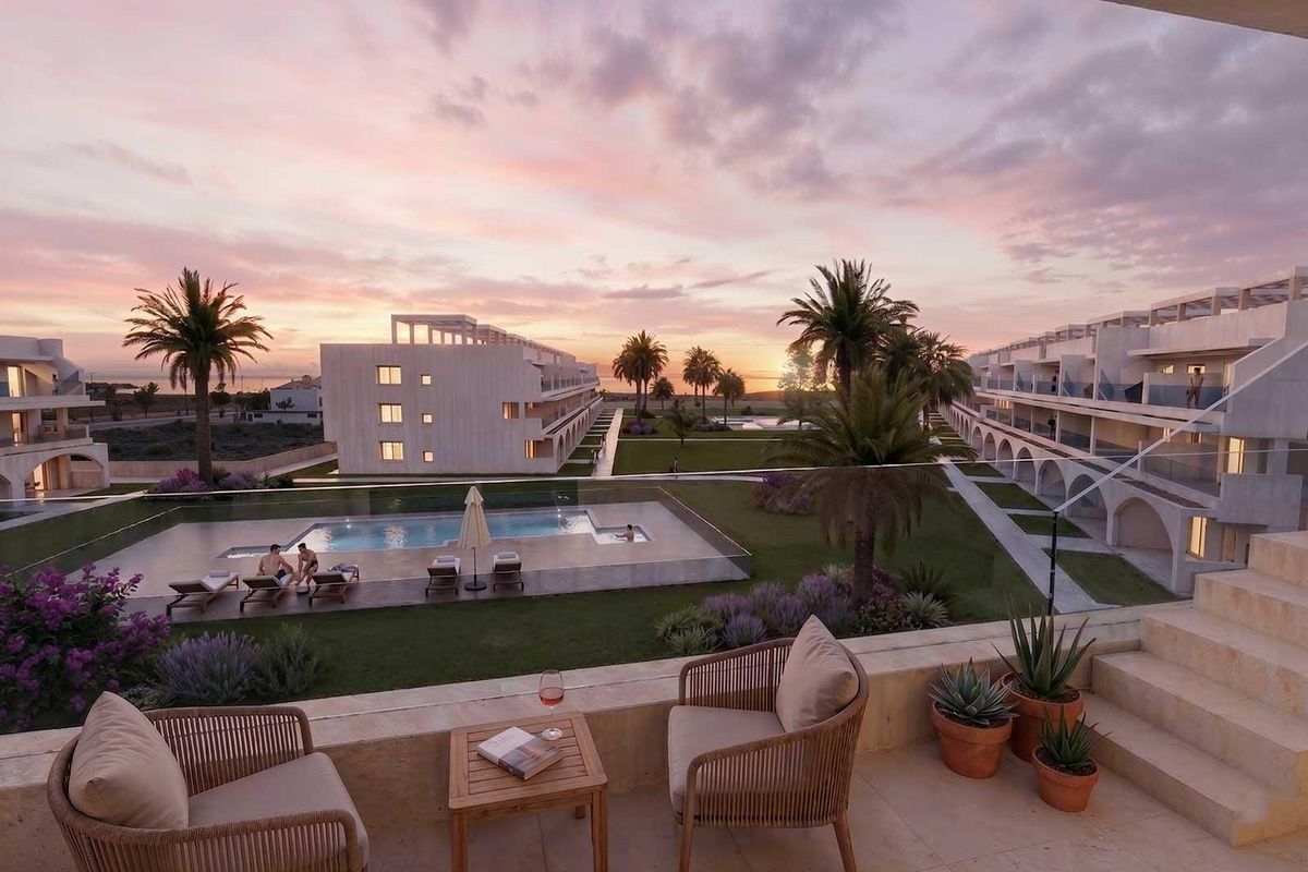Flur der Erdgeschosswohnung in Vera Playa