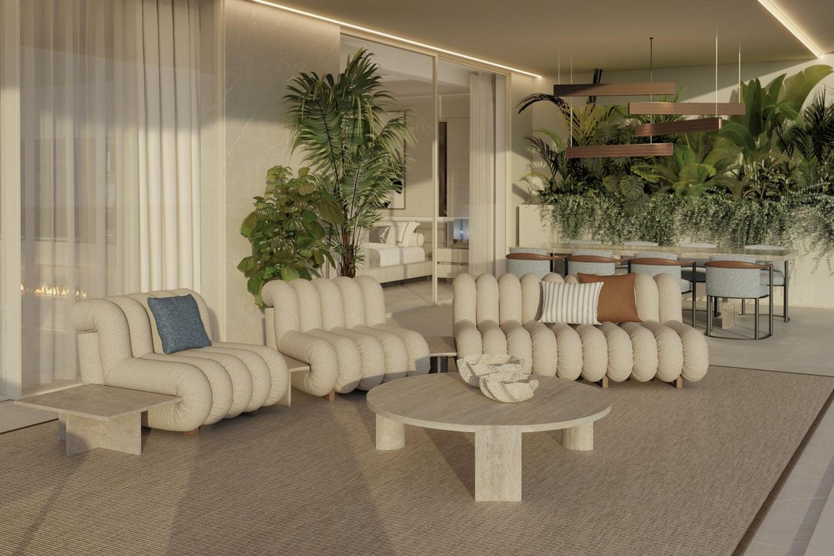 Küche des Luxusapartments in Estepona
