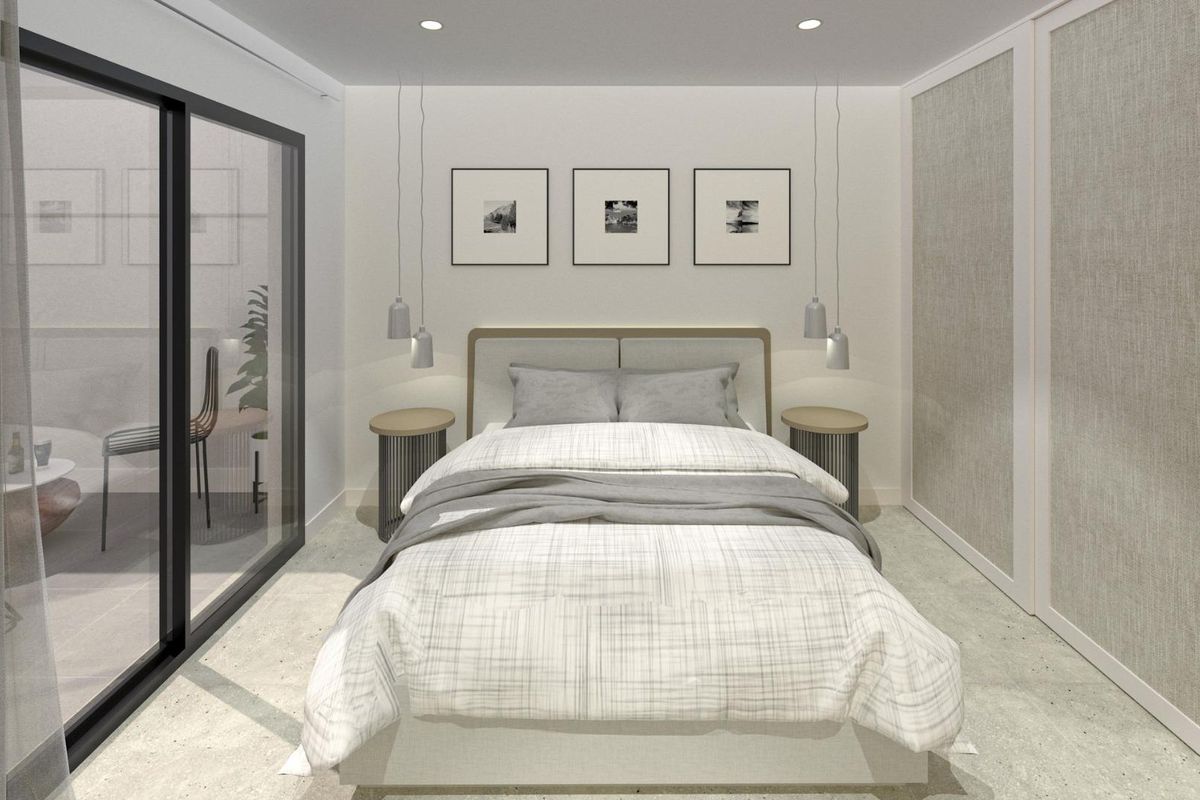 Communal pool in San Pedro development