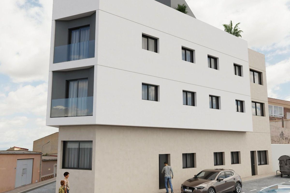 Apartment exterior view in Mazarrón
