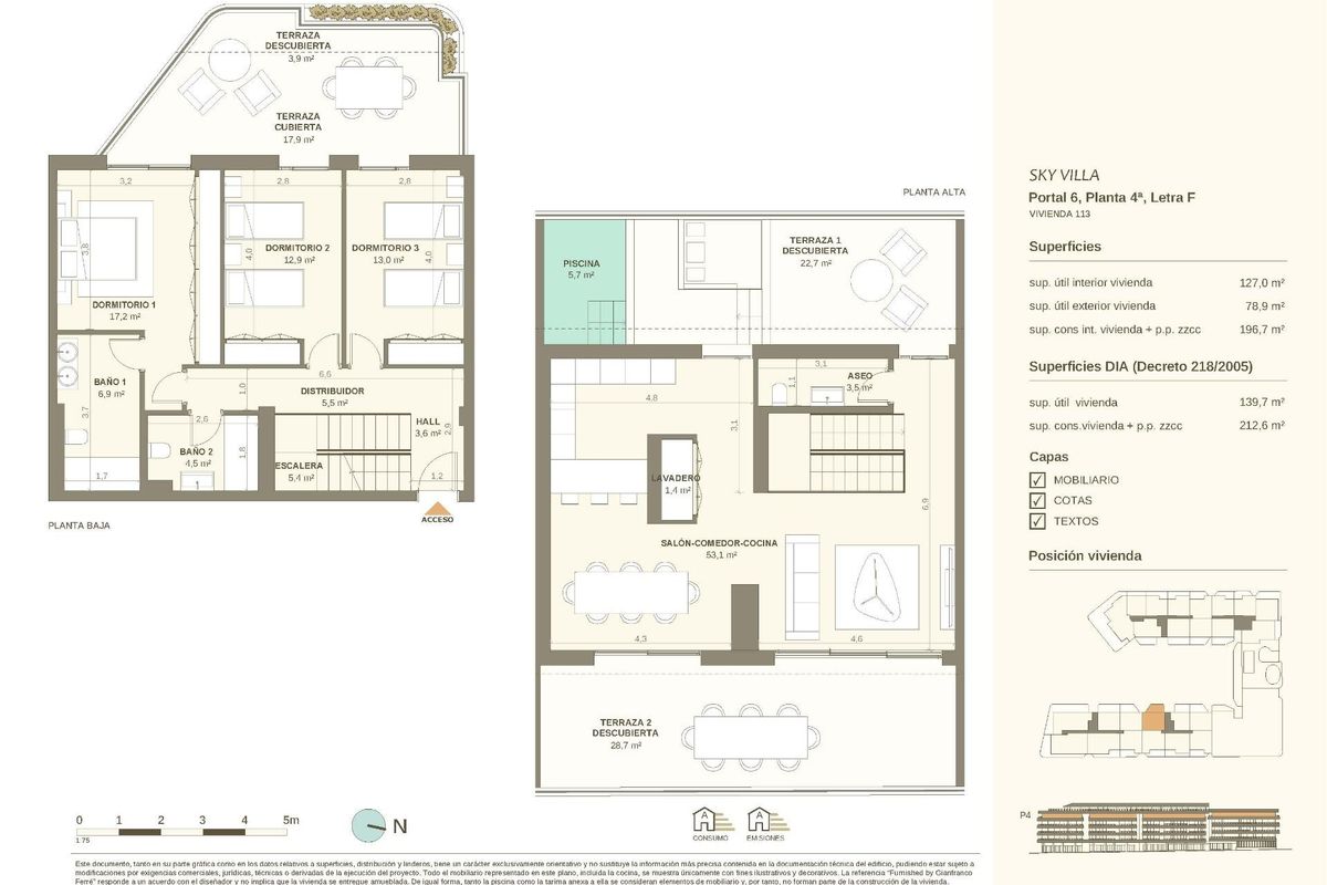 Exterior view of San Pedro apartment complex
