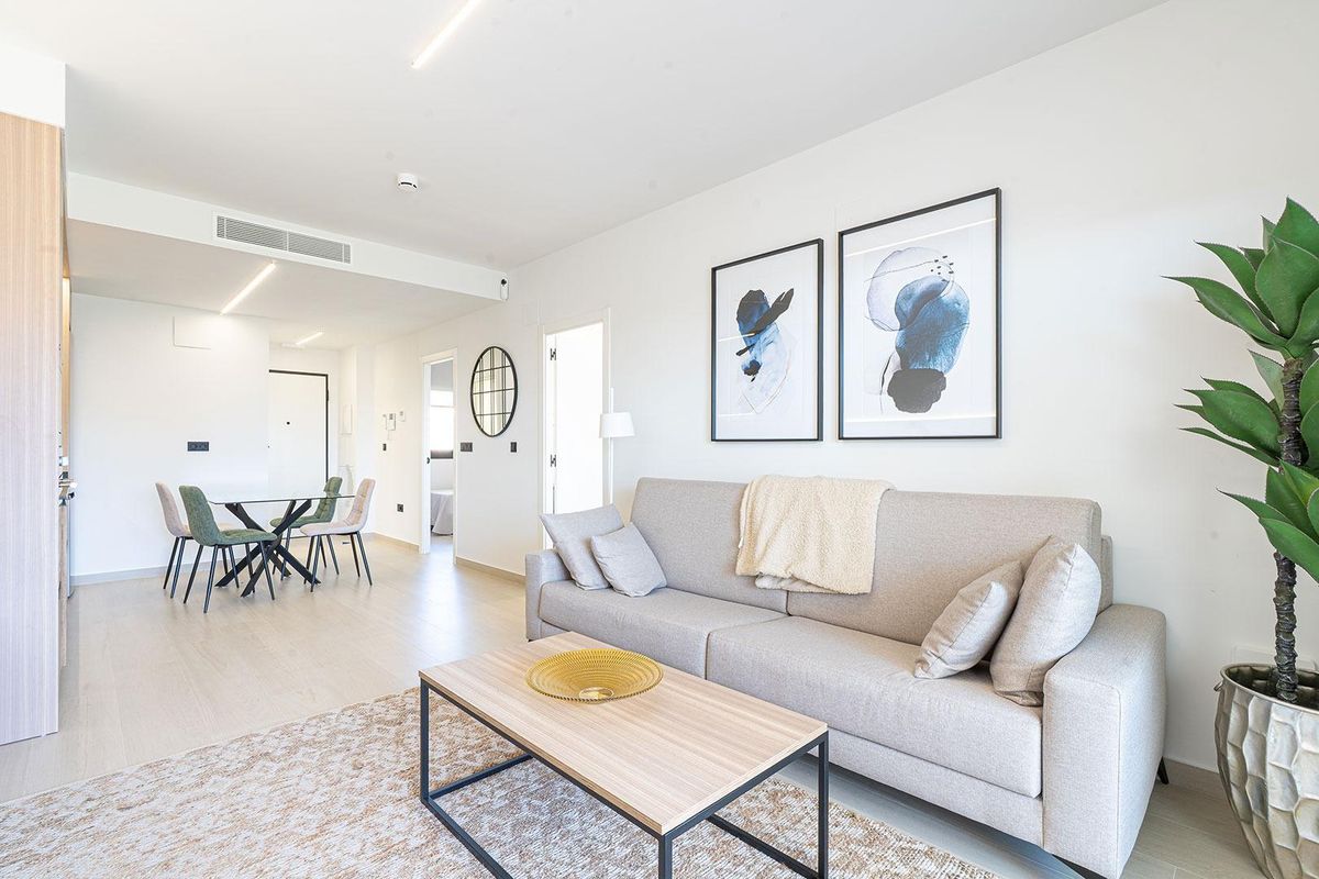 Küche der Erdgeschosswohnung in Vera Playa