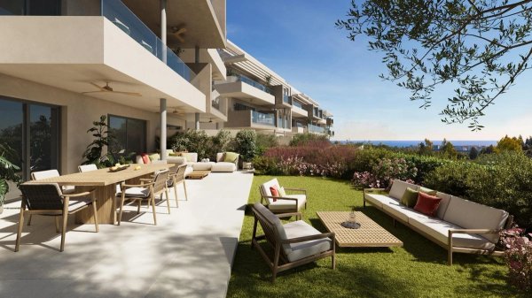 Appartement met zeezicht in Mijas