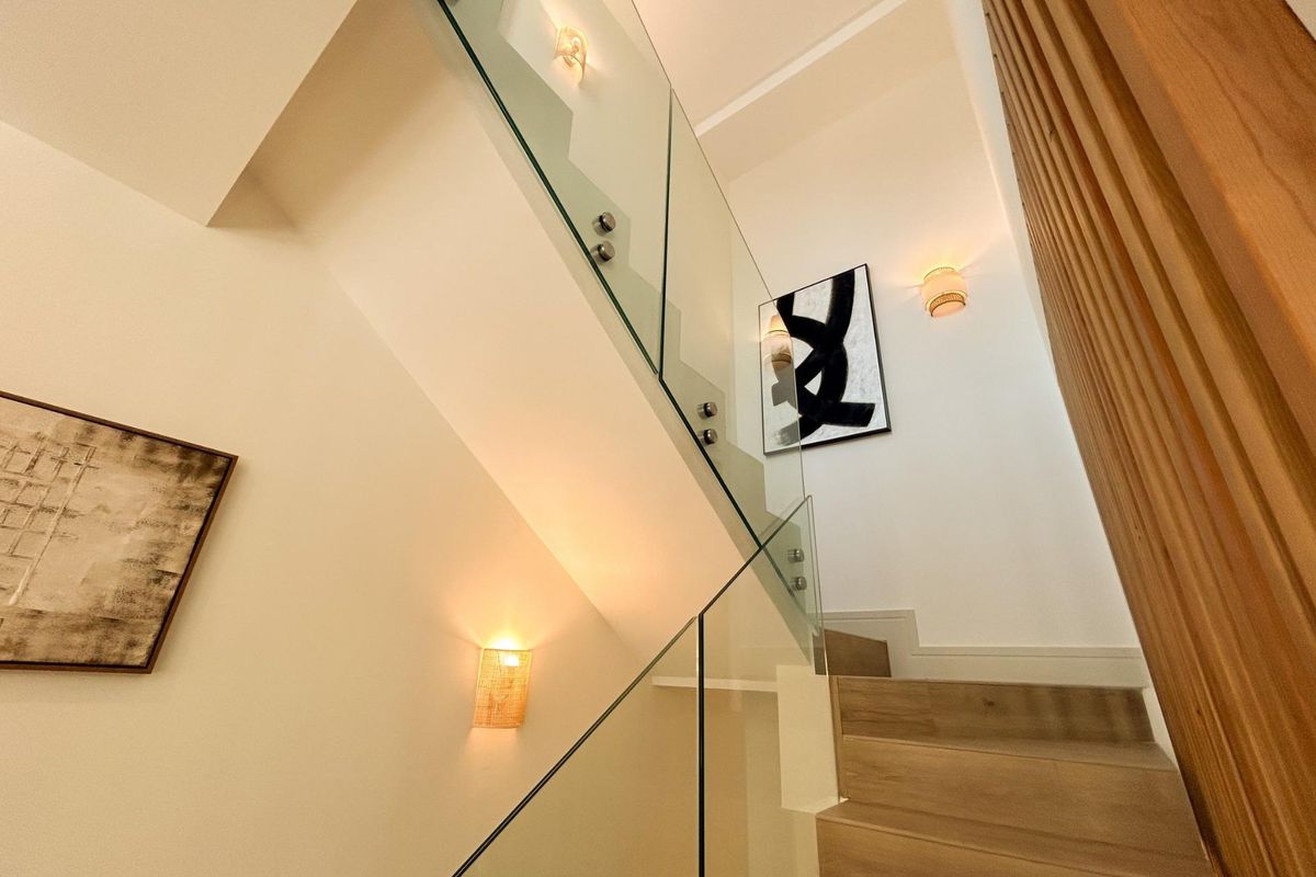 Balkon des Stadthauses in Málaga