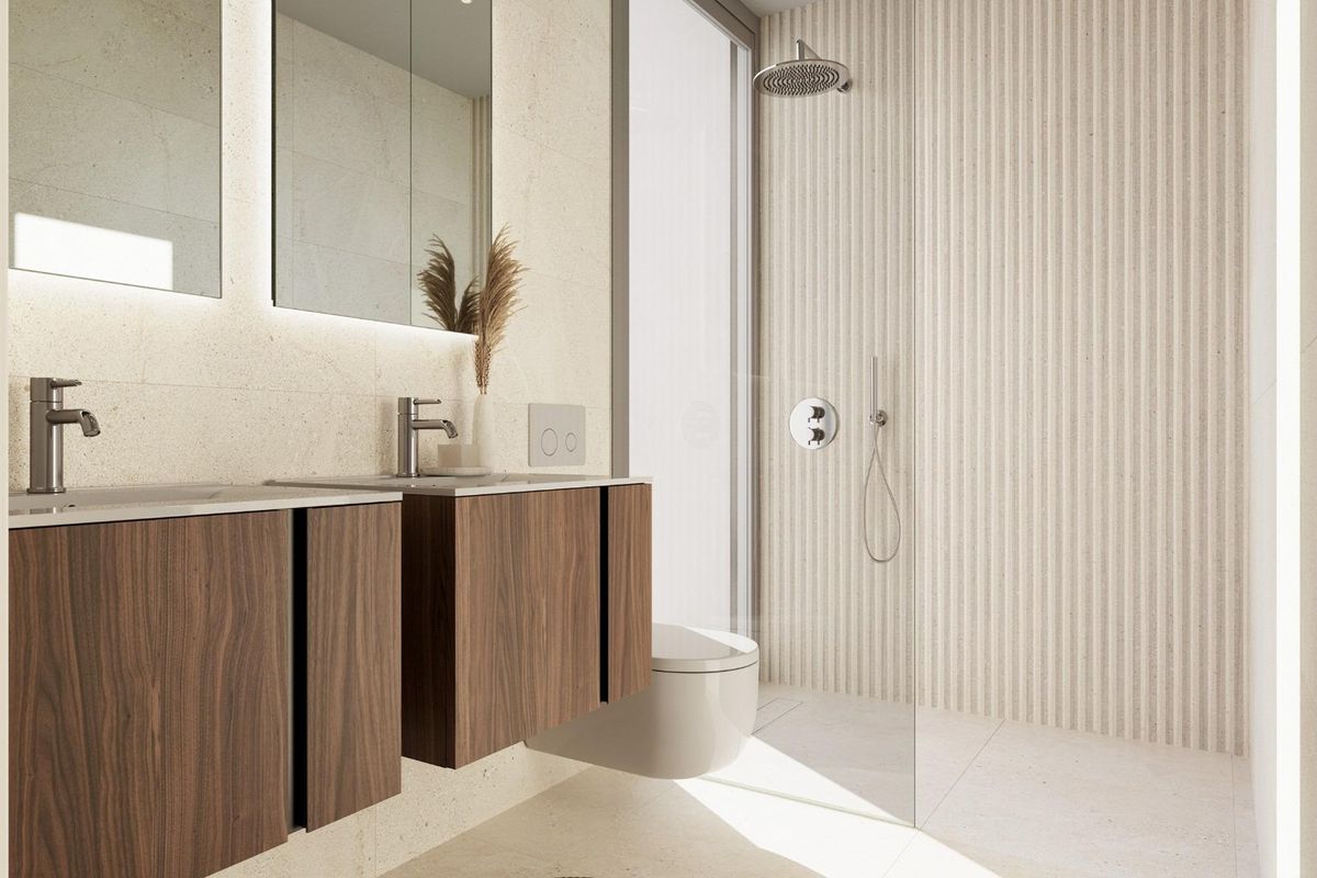 Bedroom with built-in wardrobes in Torre Pacheco