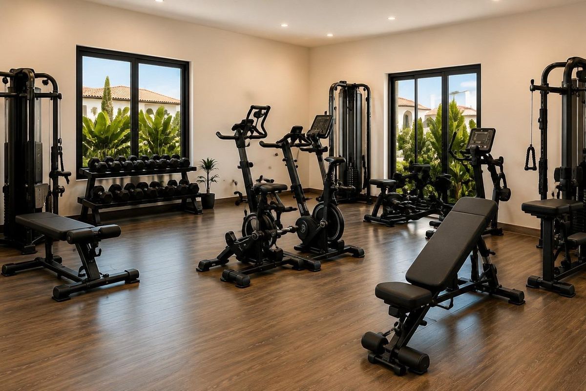 Fitnessruimte in Los Alcazares complex