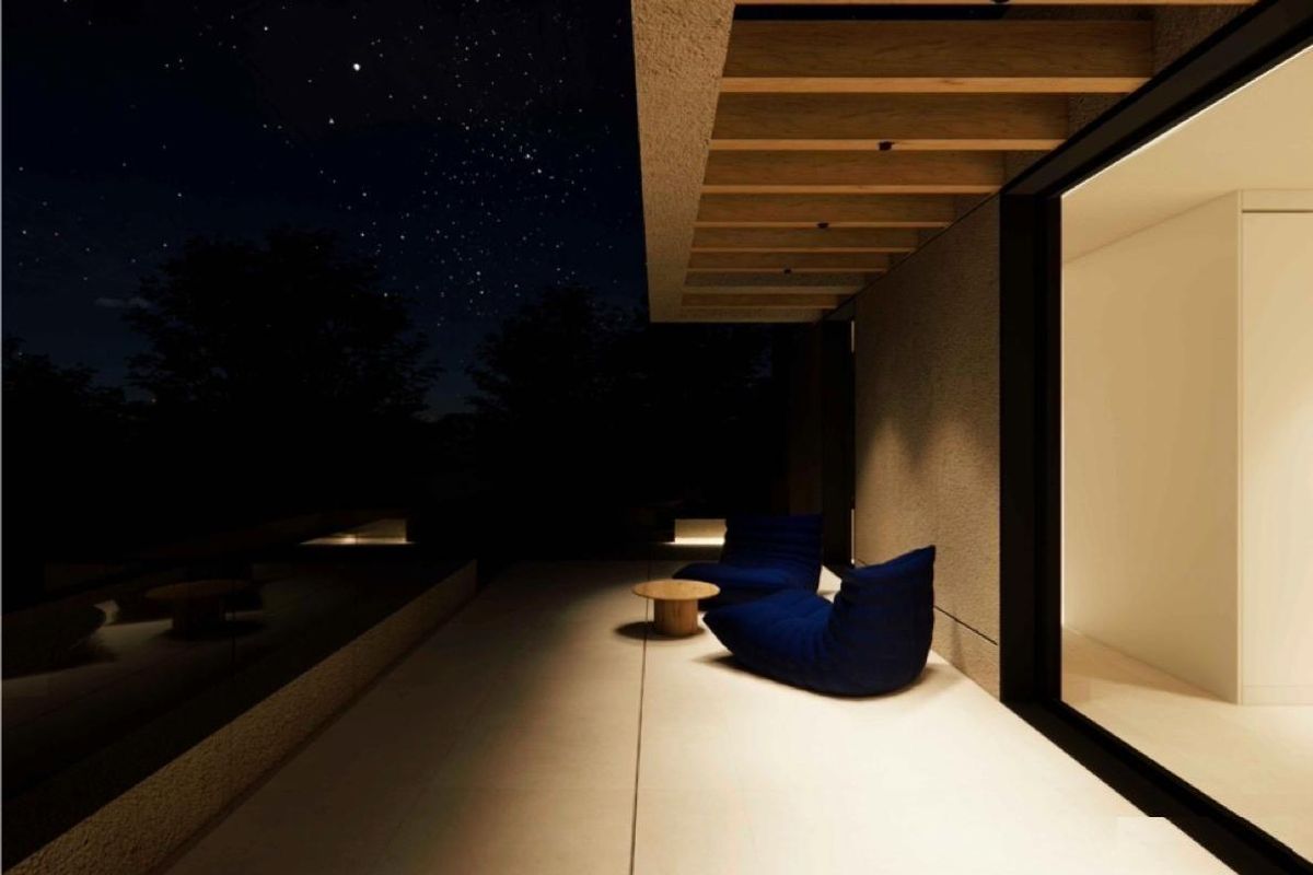 Master suite met terras in Polop villa