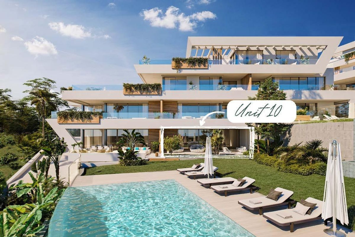 Luxurious terrace of Marbella apartment