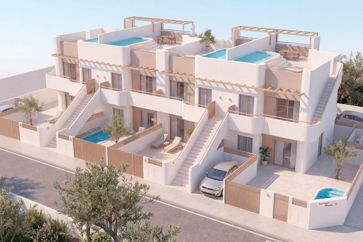 Bungaló Pilar de la Horadada privát medencével