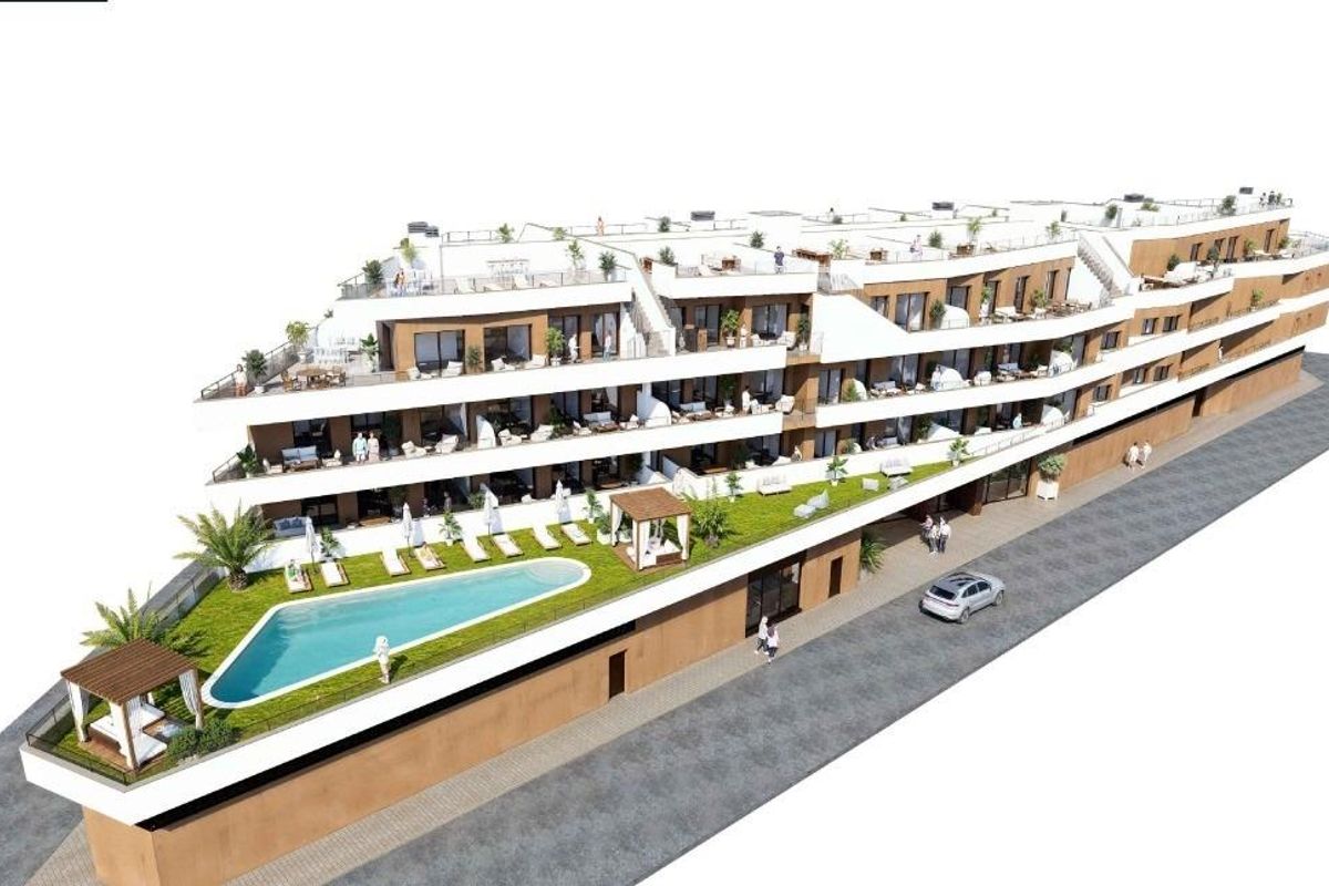 Gemeinschaftspool im Apartmentkomplex Formentera