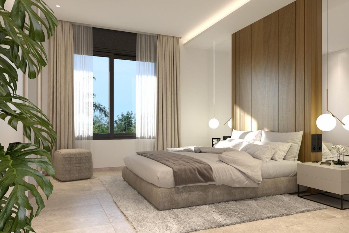 Zwembad met decoratieve waterpartijen