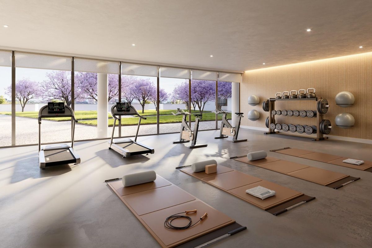 Landschap rondom het wooncomplex