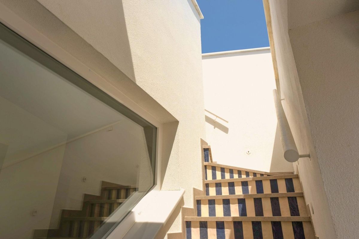Terrasse mit Blick auf das Meer in Málaga
