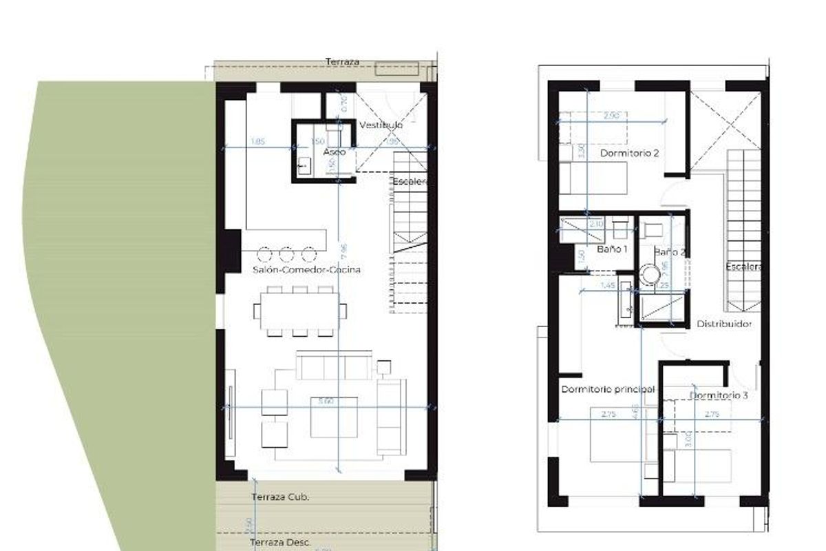 Neubau-Stadthäuser und Eck-Doppelhaushälften in la cala de mijas