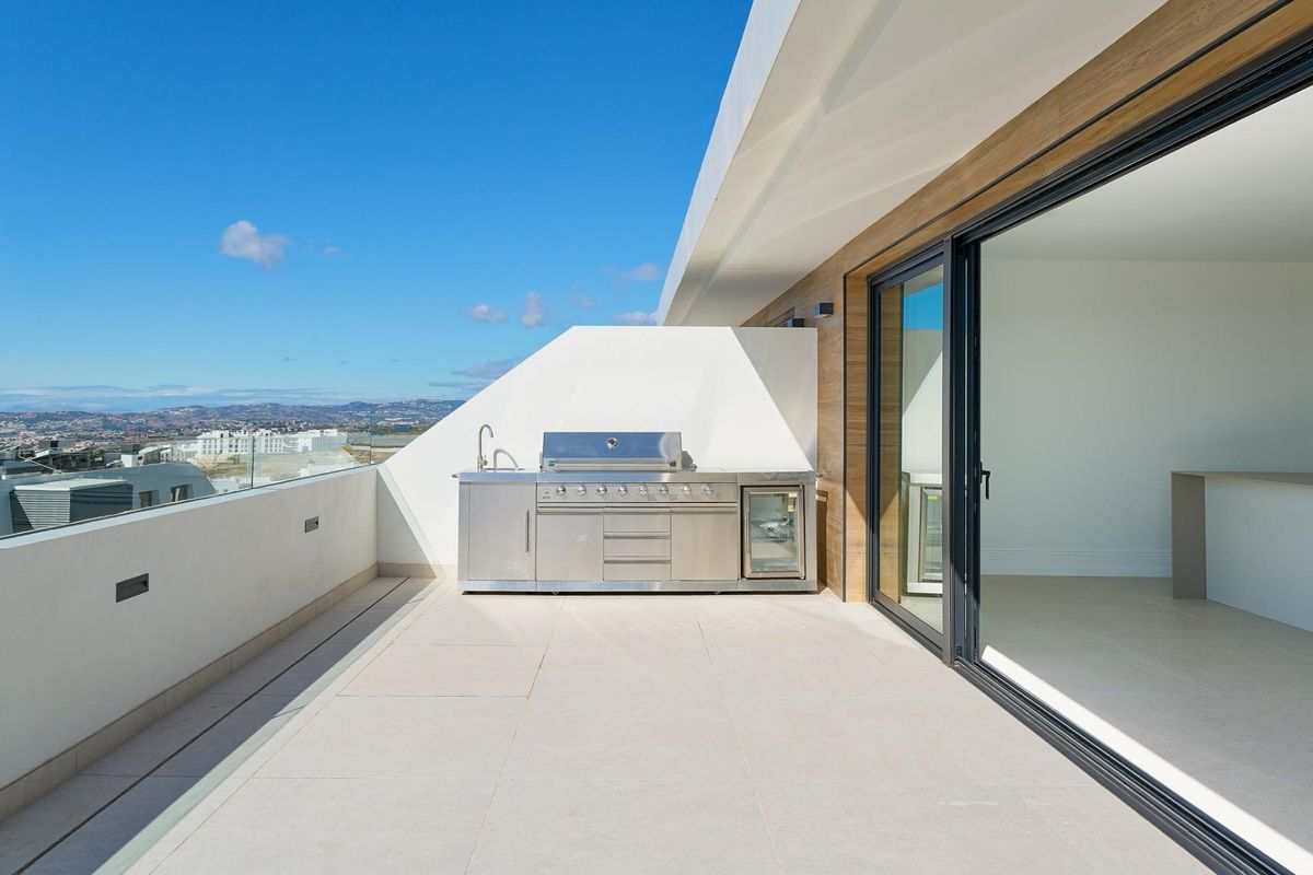 Luxus penthouse nappali Fuengirolában