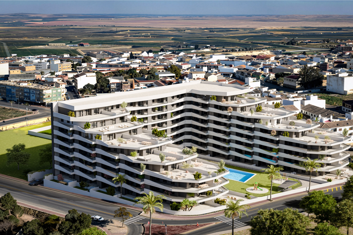 Visualisatie van het exterieur – Nature Resort, San Miguel de Salinas