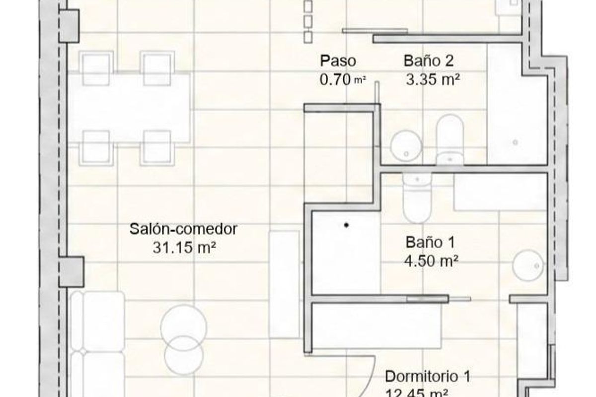 2 Hálószobás Földszinti Lakás San Javier Terasz - Kép 20