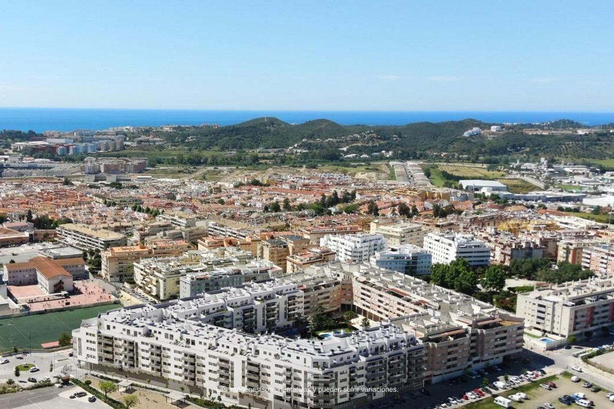 Spacious terrace of Mijas penthouse