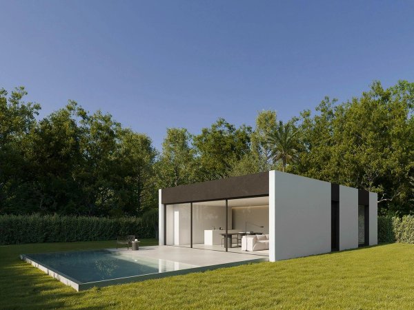 Minimalistische villa met zwembad in Benidorm