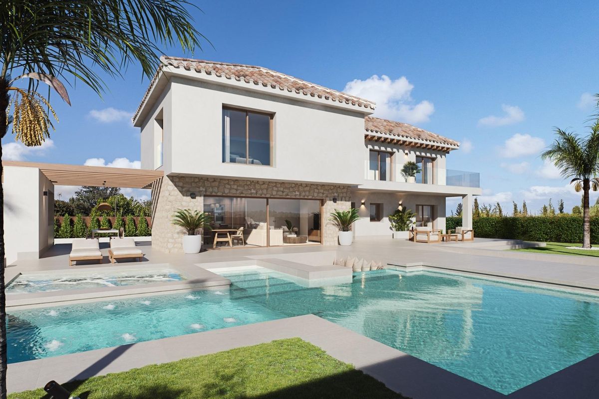 Stijlvolle 4-slaapkamer villa in Orihuela Costa, met een prachtig zwembad en een ontspannend terras.