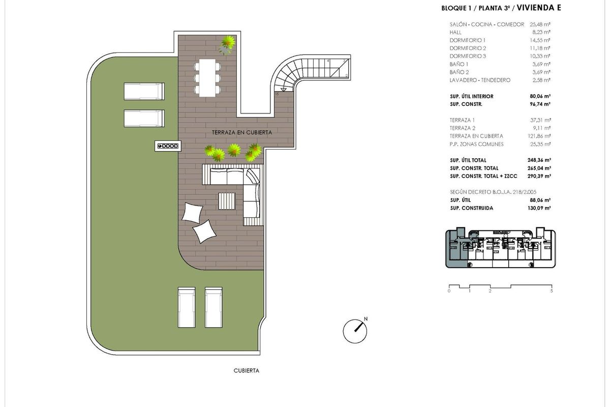 Penthouse kilátás a teraszról