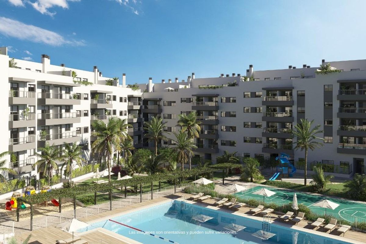 Woonkamer van modern appartement in Mijas