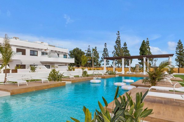 Nieuwbouw wooncomplex nabij Serena Golf en de Mar Menor in Los Alcazares