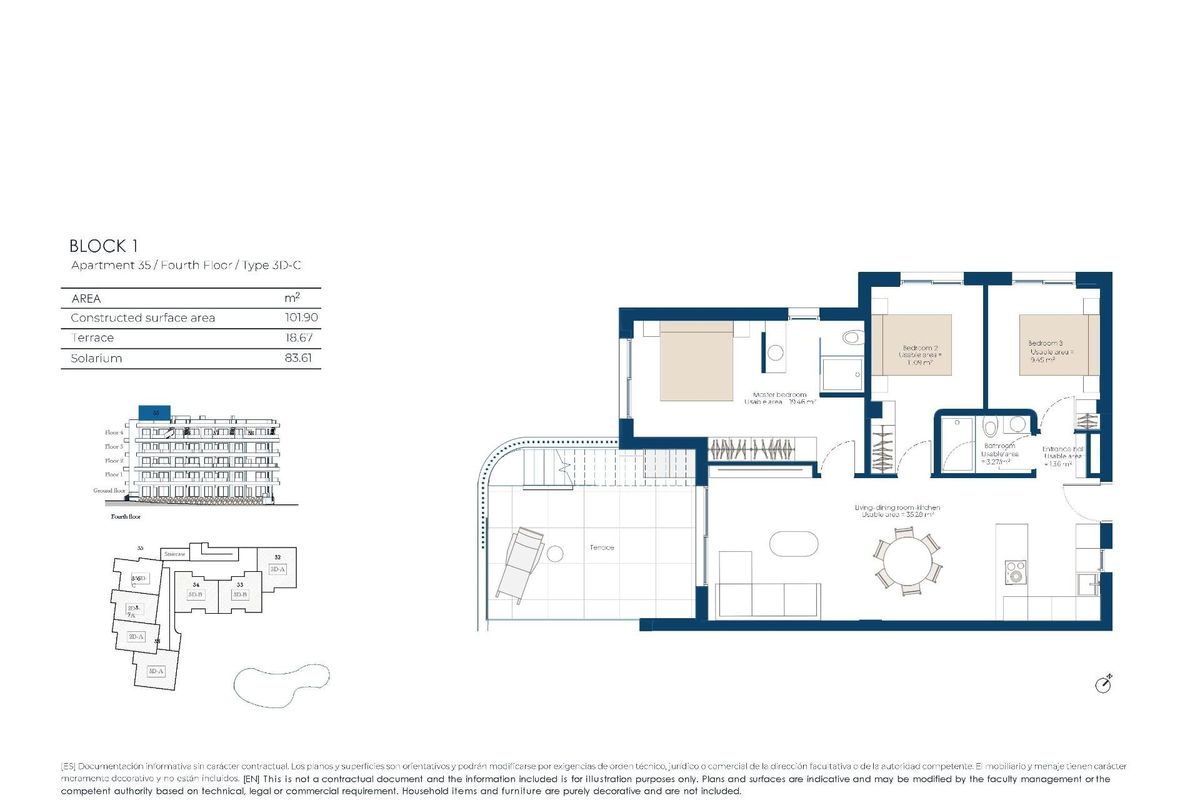 Penthouse épület külső nézet