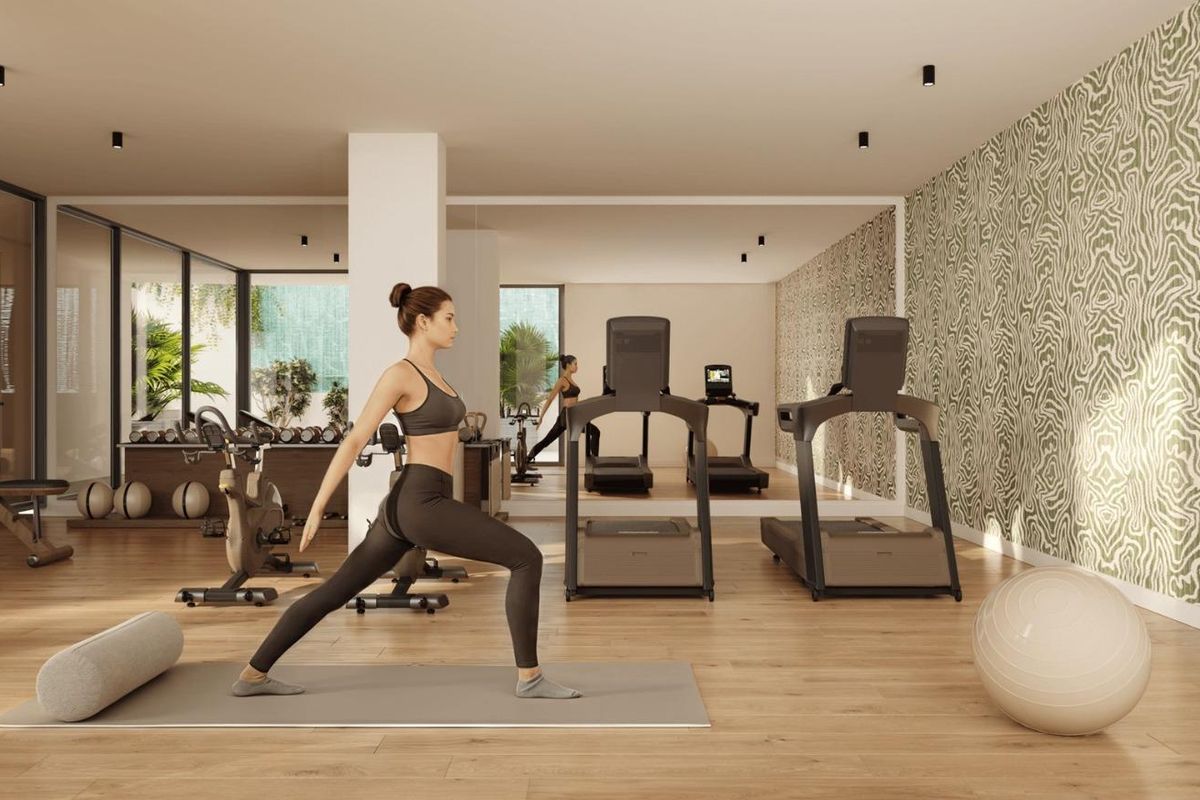 Rooftop jacuzzi with city views