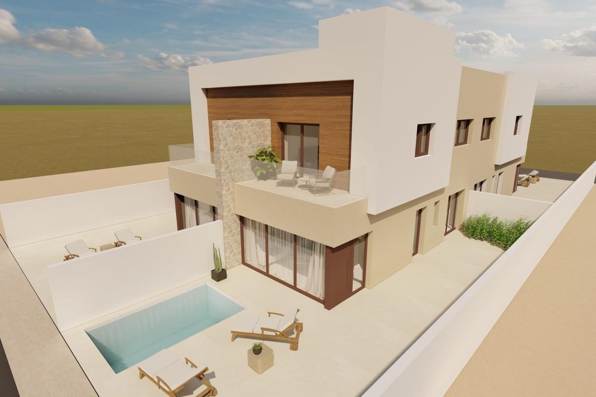 Két szintes quad villa San Javierben