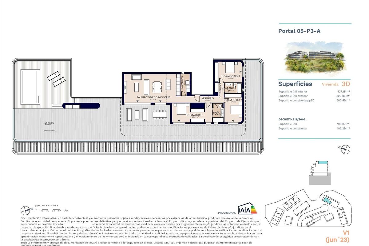 3-Hálószobás Apartman Estepona Terasz - Kép 15